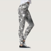 Mooie Traditionele Abstracte Kunst Leggings (Rechts)