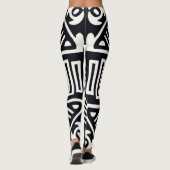 Mooie Traditionele Abstracte Leggings (Achterkant)