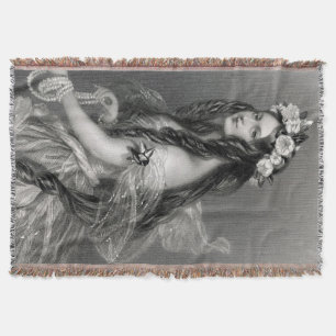 Mooie traditionele zigeunerbruid deken