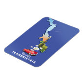 Mooie Transnistrië kaart Magneet (Linkerzijde)