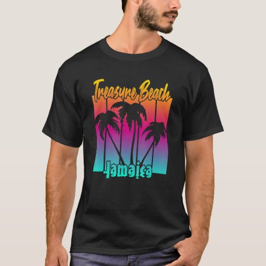 Mooie Treasure Beach Jamaica T-shirt (Voorkant)