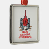 Mooie trekker metalen ornament (Rechts)