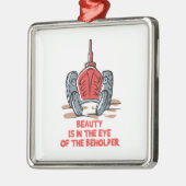 Mooie trekker metalen ornament (Links)