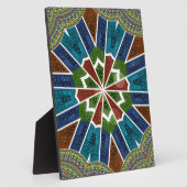 Mooie trendy Aziatische Textiel Design Art Print Fotoplaat (Zijkant)