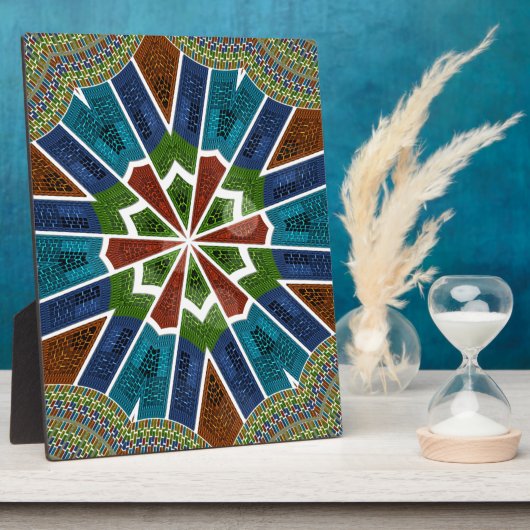 Mooie trendy Aziatische Textiel Design Art Print Fotoplaat (Zijkant)