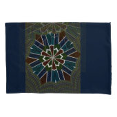 Mooie trendy Aziatische Textiel Design Art Print Kussensloop (Voorkant)