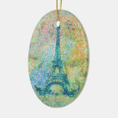 Mooie trendy girly  Eiffeltoren Frankrijk Keramisch Ornament (Links)