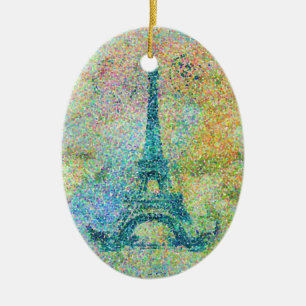 Mooie trendy girly Eiffeltoren Frankrijk Keramisch Ornament