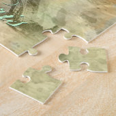 Mooie trendy girly  Eiffeltoren Frankrijk Legpuzzel (Zijkant)