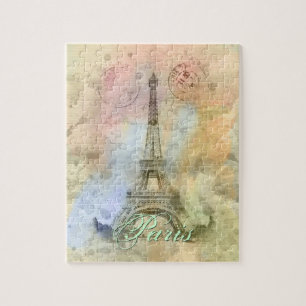 Mooie trendy girly  Eiffeltoren Frankrijk Legpuzzel