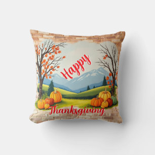Mooie trendy Happy Thanksgiving Herfst Kussen
