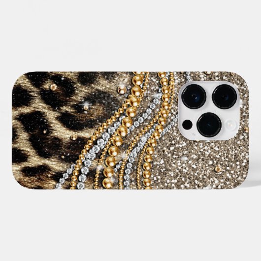 Mooie trendy luipaard nep dierprint case-Ma Case-Mate iPhone Case (Achterkant (horizontaal))