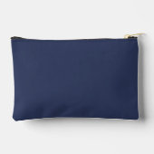 Mooie trendy scriptnaam gepersonaliseerd navyblauw etui (Achterkant)