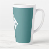 Mooie Trendy verlaat de latte mok (Rechts)