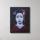 Mooie Treurige Schilderij van Alfred Fox Canvas Afdruk (Voorkant)