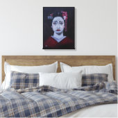 Mooie Treurige Schilderij van Alfred Fox Canvas Afdruk (Insitu (Slaapkamer))