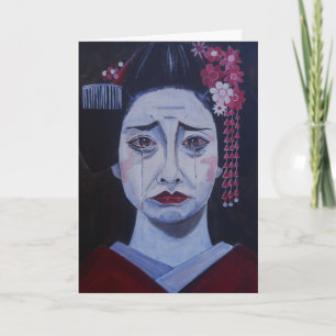 Mooie Treurige Schilderij van Alfred Fox Kaart