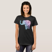 Mooie tribale olifant t-shirt (Voorkant volledig)