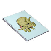 Mooie Triceratops Notitieboek (Rechterzijde)