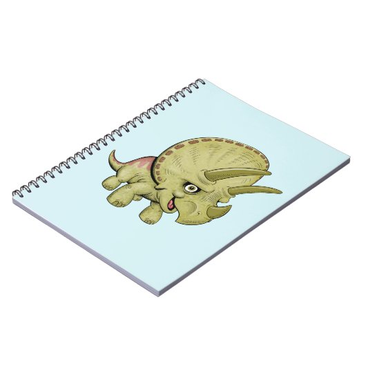 Mooie Triceratops Notitieboek (Linkerzijde)