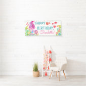 Mooie Troll Verjaardagsfeest Banners (Insitu)