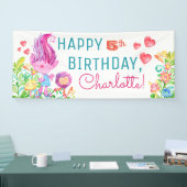 Mooie Troll Verjaardagsfeest Banners (Beurs)