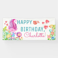 Mooie Troll Verjaardagsfeest Banners