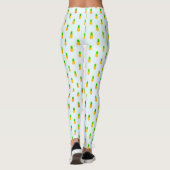 Mooie tropische ananaspatroon leggings (Achterkant)