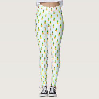Mooie tropische ananaspatroon leggings