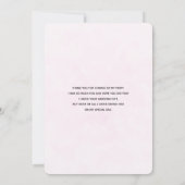 Mooie Tropische bestemmingsband Dank u wel Bedankkaart (Achterkant)