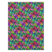 Mooie Tropische bloemen Tafelkleed (Voorkant)