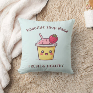 Mooie tropische fruitsmoothies Fruit Kitchen winke Kussen