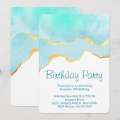 Mooie Tropische Groene met gouden Grens Dag Kaart (Voorkant / Achterkant)