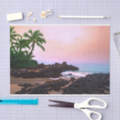 Mooie Tropische Hawaiian Island Beach Sunset Tissuepapier (Craft)