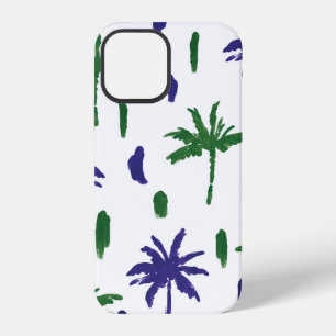 Mooie tropische palmbomen patroon iPhone 12 hoesje