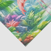 Mooie tropische roze flamingo's decoupage tissuepapier (Detail)