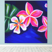 Mooie tropische schilderkunst met schilderkunst canvas afdruk (Insitu (Houten vloer))