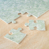 Mooie Tropische strand met palmbomen Legpuzzel (Zijkant)