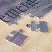 Mooie tropische strand oceaan vakantie pensioen legpuzzel (Zijkant)