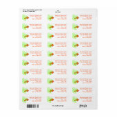 Mooie Tropische Vis Aangepaste Adreslabels Etiket (Full Sheet)