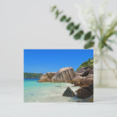 Mooie Tropische Zee Rocky Coastline Briefkaart (Staand voorkant)