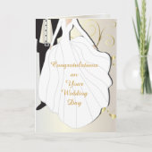 Mooie trouwdag kaart (Voorkant)