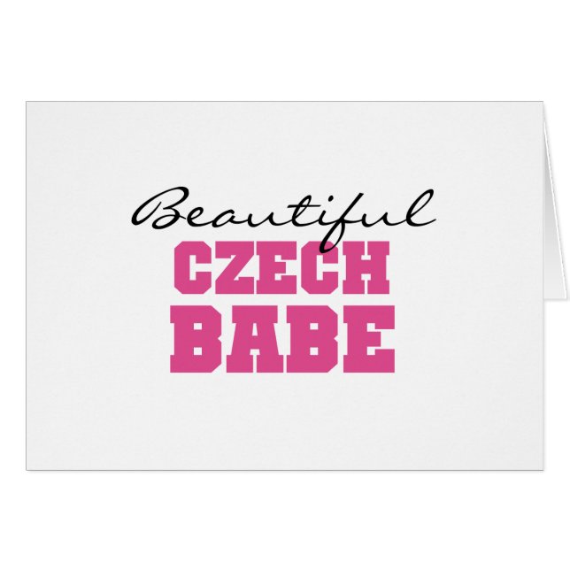 Mooie Tsjechische baby (Voorkant Horizontaal)