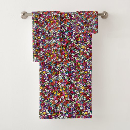 Mooie Tuin Groovy Bad Handdoek (Insitu)