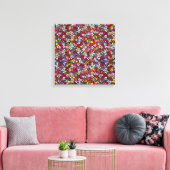 Mooie Tuin Groovy Canvas Afdruk (Insitu (Woonkamer))
