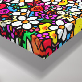Mooie Tuin Groovy Canvas Afdruk