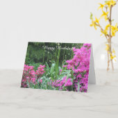 Mooie tuin kaart (Gele Bloem)