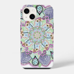 Mooie Tuin Kleedje Mandala Kunst iPhone 14 Hoesje