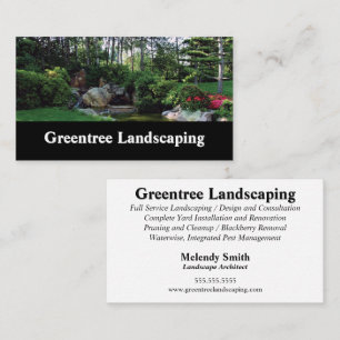 Mooie Tuin Landschapsarchitectuur Tuin Service Visitekaartje