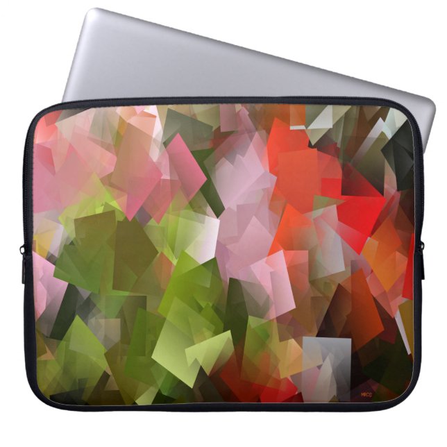 Mooie tuin... laptop sleeve (Voorkant)